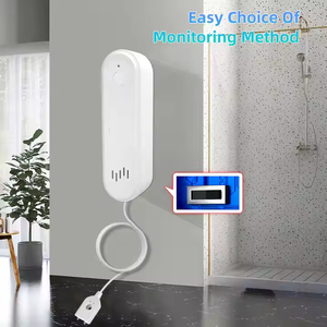 图雅WiFi智能漏水传感器溢水水位检测器安全声音报警系统洪水泄漏传感器远程监视器 - Product Image 3