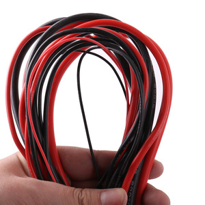 14AWG Silicone <b>Wire</b> Red Black 200C High Temp <b>Soft</b> Cable For FPV Drone Motor ESC Battery Wiring - Product Image 4