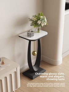 Étagère en pierre <span class=keywords><strong>de</strong></span> style nordique minimaliste moderne, <span class=keywords><strong>console</strong></span> porte-<span class=keywords><strong>fleurs</strong></span>, décoration <span class=keywords><strong>de</strong></span> canapé <span class=keywords><strong>de</strong></span> salon, balcon, mobilier <span class=keywords><strong>de</strong></span> maison - Product Image 4
