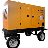 125KVA Diesel Generator Set Mobiler Anhänger Silent Box Tiefsee modul Selbst starten der Stanford Motor Dongfeng Forcummins