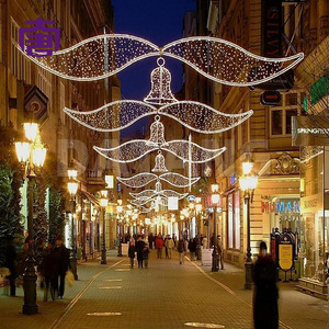 Christmas Street Spanning <b>Light</b> for Urban Avenue Shopping District and Holiday Night Scene Display - Product Image 4