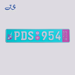 Variedad de Matrículas Personalizadas, Placas de Matrícula Coloridas, Placas de Registro de Vehículos - Product Image 1