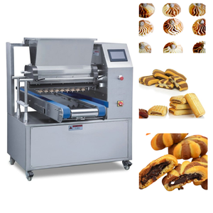 China Große Fabrik Gute Qualität Automatische Choco Gefüllt Cookie Maschine - Product Image 2