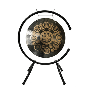 Gong chinois artisanal pour la guérison sonore avec support de type C - Product Image 1