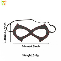 Masque pour les yeux en cuir Catwoman, demi-masque de mascarade, masque de cosplay pour Halloween, masque pour fête costumée