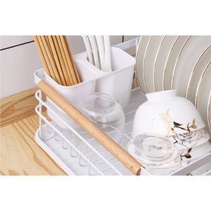 Escurridor de Platos de Cocina Multifuncional de Metal con Acabado de Doble Laca, Tipo Vertical, para Secar Vajilla, Platos y Tazones - Product Image 6