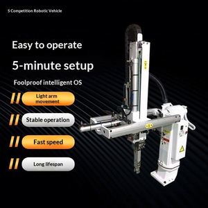 Bras robotisé pour machine de moulage par injection, pneumatique, servo, simple/double bras, trois/cinq axes Xuanxuan - Product Image 4