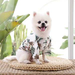 Vêtements pour animaux de compagnie en polyester frais d'été pour petits chiens Imprimé ananas Plage Bord de mer Style hawaïen Gilet pour chiot pour <span class=keywords><strong>Yorkshire</strong></span> Terrier - Product Image 6