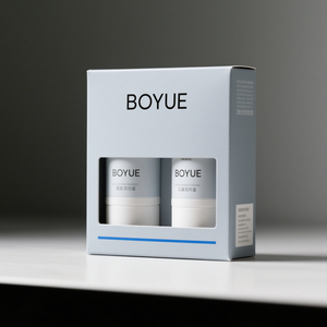 Cajas de regalo de papel rígido biodegradables personalizadas de primera calidad, <span class=keywords><strong>maquillaje</strong></span> de belleza, cajas de papel recubiertas con ventana - Product Image 2