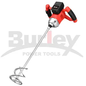 Burley Cordless 20V Battery Drill Paint Mixer Portable Hand Held Paddle Cement Concrete Mixer Machine