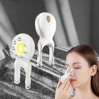 Mini rouleau de beauté pour le visage, masseur facial à lumière 7 couleurs, appareil de beauté vibrant, masseur pour le visage, les yeux, le menton, blanchissant