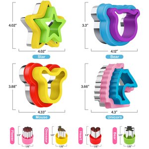 Stainless Steel Sandwich Cutting Sandwich Bread Crimping Mould Toast Cutting <b>Mold</b> Cake <b>Mold</b> Flower Knife Baking <b>Mold</b> Spot - Product Image 4