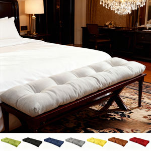 Gepolstertes Leder-Sitzkissen für Garten und Terrasse, wasserdicht, UV-beständig, fester Sitz, abnehmbar und waschbar - Product Image 1