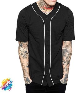 Maillot de baseball authentique de haute qualité pour hommes, inspiré des industries de la Formule 1, 100 % coton, manches courtes, anti-boulochage, séchage rapide - Product Image 3