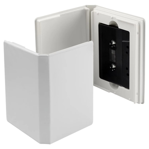 Boîtier de protection en plastique rigide blanc pour cassette audio, boîte de rangement pour une seule cassette, pour collection de musique rétro, affichage et remplacement - Product Image 3