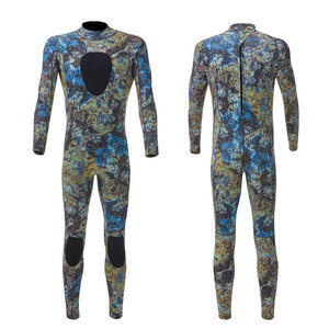<span class=keywords><strong>Combinaison</strong></span> en néoprène camouflage pour hommes pour le <span class=keywords><strong>triathlon</strong></span> chasse sous-marine plongée surf-peau lisse-motifs en 3mm 5mm 7mm - Product Image 4