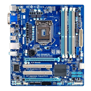 Tarjeta Madre de Escritorio GA-B75M-D3H de Fábrica, Chipset B75, Socket LGA 1155, Compatible con I3 I5 I7, DDR3 32G, ATX, Tarjeta Principal Usada GA-B75M-D3H - Product Image 1