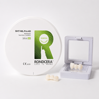 Disque de zircone multicouche optique 4D de qualité professionnelle Rondcera SHT-ML pour revêtements dentaires – Disque de zircone clinique haute performance