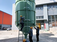SDDOM CE certificato di vendita a caldo 50-1000 tonnellate di assemblaggio imbullonato verticale Silo di cemento in polvere soluzione di stoccaggio