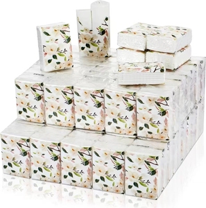 OEM ODM su emici tek kullanımlık Mini peçete cep kağıt mendili mendil - Product Image 2