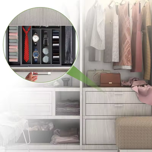 Vente chaude Bambou Boîte De Rangement Réglable <span class=keywords><strong>Tiroir</strong></span> Diviseur Organisateur pour Ustensiles De Cuisine Comme Fourchette Couteau Couverts ou Vaisselle - Product Image 6