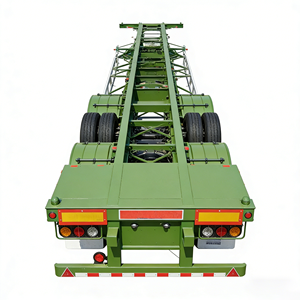 Remolque de Eje Fuwa de Acero de 3 Ejes, 20ft, 40ft, 40T, Popular en China, Precio Económico, para Contenedores, Semirremolques Completos - Product Image 4