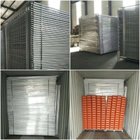 Valla Temporal de Seguridad para Construcción en Australia, Panel de Acero Galvanizado, Barrera Portátil para Control de Multitudes en Eventos y Sitios de Trabajo