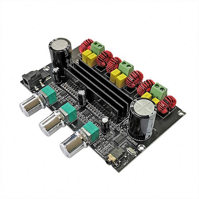 XH-M139 2.1 channel digital power amplifier board 12V-24V wide voltage TPA3116D2 2*50W+100W