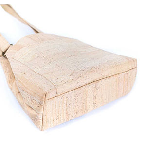 Bolso <span class=keywords><strong>de</strong></span> hombro liso grande <span class=keywords><strong>con</strong></span> logotipo impreso personalizado a la moda para mujer, bolsos <span class=keywords><strong>de</strong></span> mano <span class=keywords><strong>de</strong></span> <span class=keywords><strong>corcho</strong></span> natural para mujer <span class=keywords><strong>con</strong></span> bolsillo frontal - Product Image 5