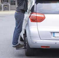 Support pas à pas de pneu de voiture en acier de fer de vente entière réglable pour la camionnette et d'autres voitures de véhicule