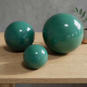 Ball Shape Matte Green Floor <b>Vase</b> Wedding Modern Home Decoration Eco-Friendly Durable <b>Ceramic</b> 27-41cm Width/Height - Product Image 1
