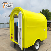 Camion de restauration mobile extérieur en acier inoxydable, entièrement équipé pour le pop-corn et le café, cuisine sur roues, USA