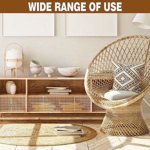 Rouleau de rotin synthétique économique de bonne qualité, rouleau de sangle de canne en rotin naturel, vente en gros pour meubles d'extérieur en rotin - Product Image 3