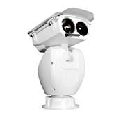 Caméra PTZ thermique double 4MP avec zoom optique 56x, vision nocturne, détection d'incendie, alarme intelligente, SDK, NVR, caméra CCTV