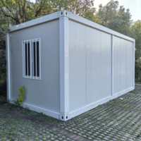 Bâtiment Modulaire Moderne Économique à Assemblage Rapide en Panneaux Sandwich d'Acier, Conception Respirante, pour Bureau et Entrepôt