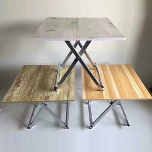 Table <span class=keywords><strong>portable</strong></span> pliée <span class=keywords><strong>en</strong></span> <span class=keywords><strong>deux</strong></span> à la maison petite table de pique-nique carrée pour pique-nique <span class=keywords><strong>en</strong></span> plein air Table à manger pliante - Product Image 2