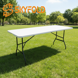 Ensemble table et banc pliables faciles à transporter pour le camping, la <span class=keywords><strong>caravane</strong></span>, les voyages en camping-car - Product Image 1