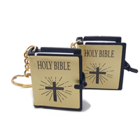 Accessoires Porte-clés Mini Livre Sainte Bible Chrétien Mignon en Gros