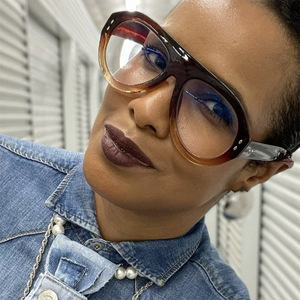 Lunettes de soleil Lmamba 366 rétro classiques surdimensionnées 2024 pour hommes et femmes, logo personnalisé, grandes lunettes de soleil à rivets - Product Image 1