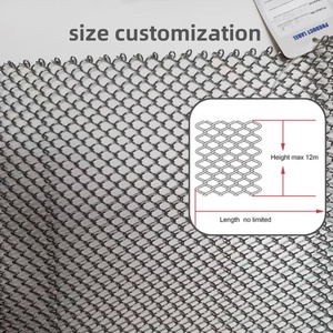 Elegante malla de enlace de acero inoxidable para pantallas de seguridad de <span class=keywords><strong>chimenea</strong></span> y rejillas decorativas para cubierta de radiador - Product Image 3