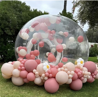 Dôme à bulles gonflable d'extérieur en PVC transparent pour mariages, fêtes, complexes hôteliers et événements commerciaux