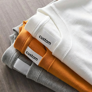 เสื้อยืดสตรีทแวร์ทรงโอเวอร์ไซส์ ทรงบ็อกซี่ ฮิปฮอป คุณภาพสูง ผ้าถัก 100% คอตตอน 280 กรัม สำหรับผู้ชาย - Product Image 5