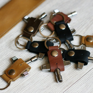 Étui en cuir personnalisé pour clé de serrure de tambour, étui en cuir pour clé de serrure de tambour en forme de T, étui en cuir pour porte-clés, pochette en cuir pour clé de déverrouillage de grosse caisse - Product Image 2