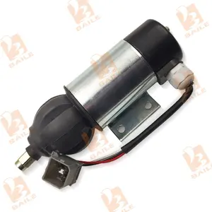 Bộ phận động cơ solenoid 0e52318 12V 24V nhiên liệu solenoid cho Volvo Perkins động cơ diesel phụ tùng cho bán buôn