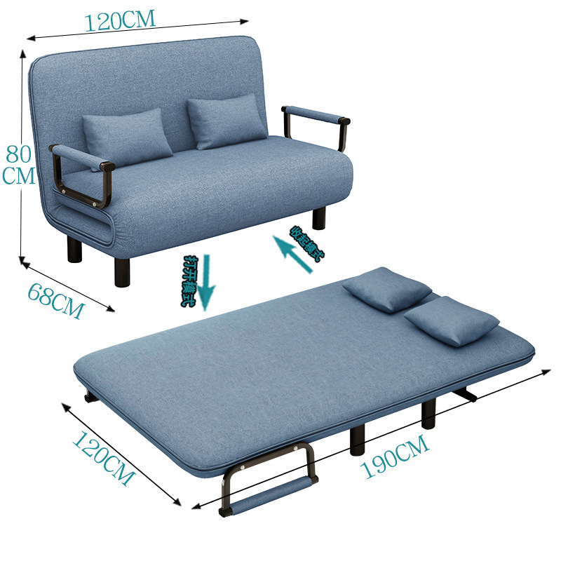 120*190cm azzurro [spugna alta elastica