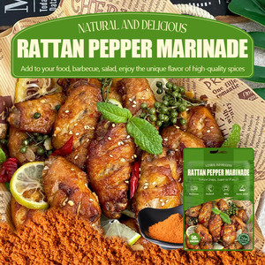 Condimentos de especias mixtas de fábrica china Polvo de adobo de pimienta de ratán mezclado Certificado HACCP 1kg Condimento frito de estilo seco - Product Image 3