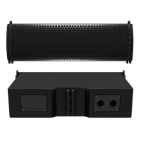 200W scène professionnelle Mini haut-parleur extérieur stockage personnalisé en bois 4 pouces Performance Array aimant néodyme 8ohm pour