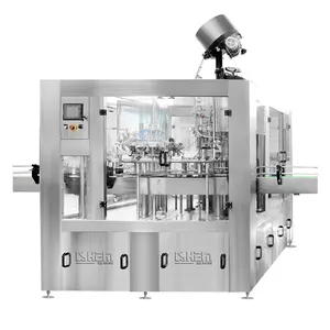 Hot Sell Automatic Vodka Alcohol white Wine Beer Glass Bottle Cleaning Filling Bottling Capping Labeling Machine