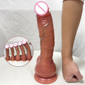 Delove Realistische Siliconen Seksspeeltje Huid-Achtige Zwarte <span class=keywords><strong>Dildo</strong></span> Met Sterke Zuignap Voor Anale En Vagina Stimulatie Handsfree <span class=keywords><strong>Dildo</strong></span> - Product Image 2
