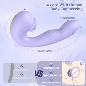 3'ü 1 Arada Klitoral Emici Vibratör Stimülatör Yapay Penis Vibratörler Kadınlar için Seks Oyuncakları Mastürbatör - Product Image 3